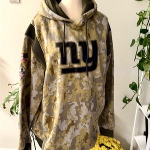 Nike NY Giants “Salute to Service”Camouflage Hooded Sweatshirt
